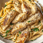 Creamy Garlic Chicken & Parmesan Pasta