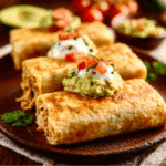 Baked Chicken Chimichangas