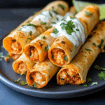 Baked Chicken Taquitos