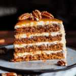 Caramel Pecan Carrot Cake