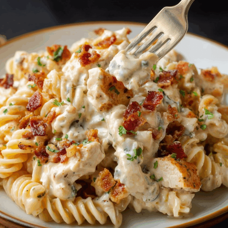 Chicken Bacon Ranch Pasta