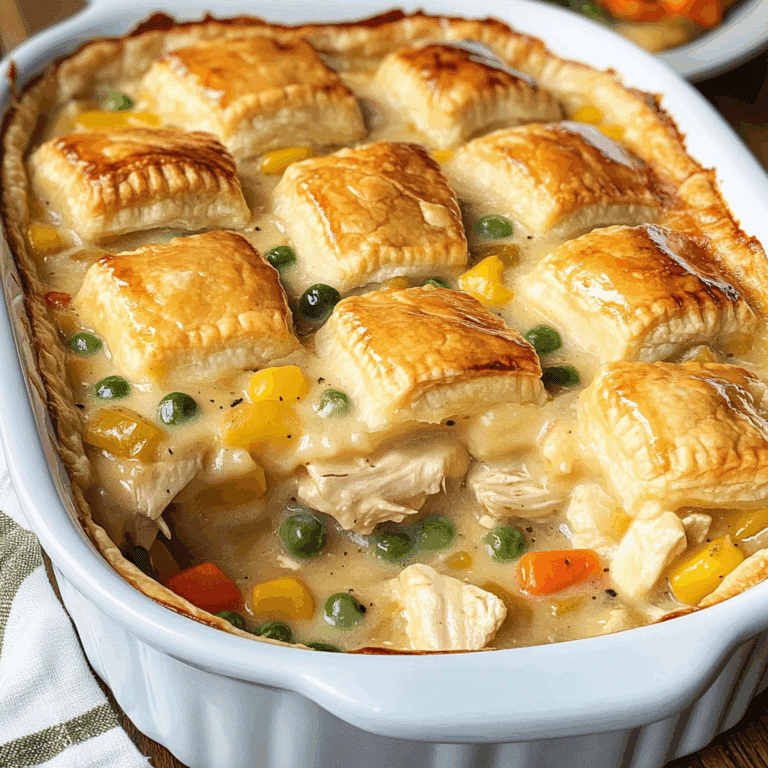 Chicken Pot Pie Casserole