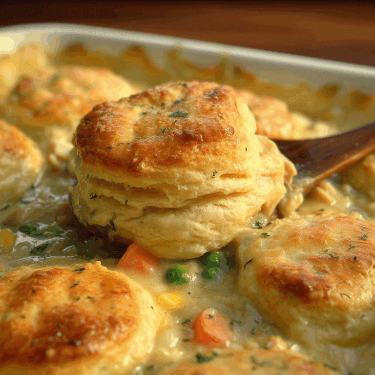 Chicken Pot Pie with Grands Biscuits