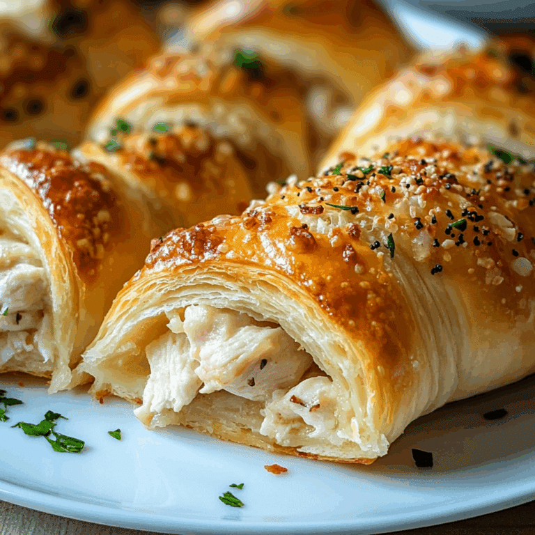 Chicken Stuffed Crescent Rolls