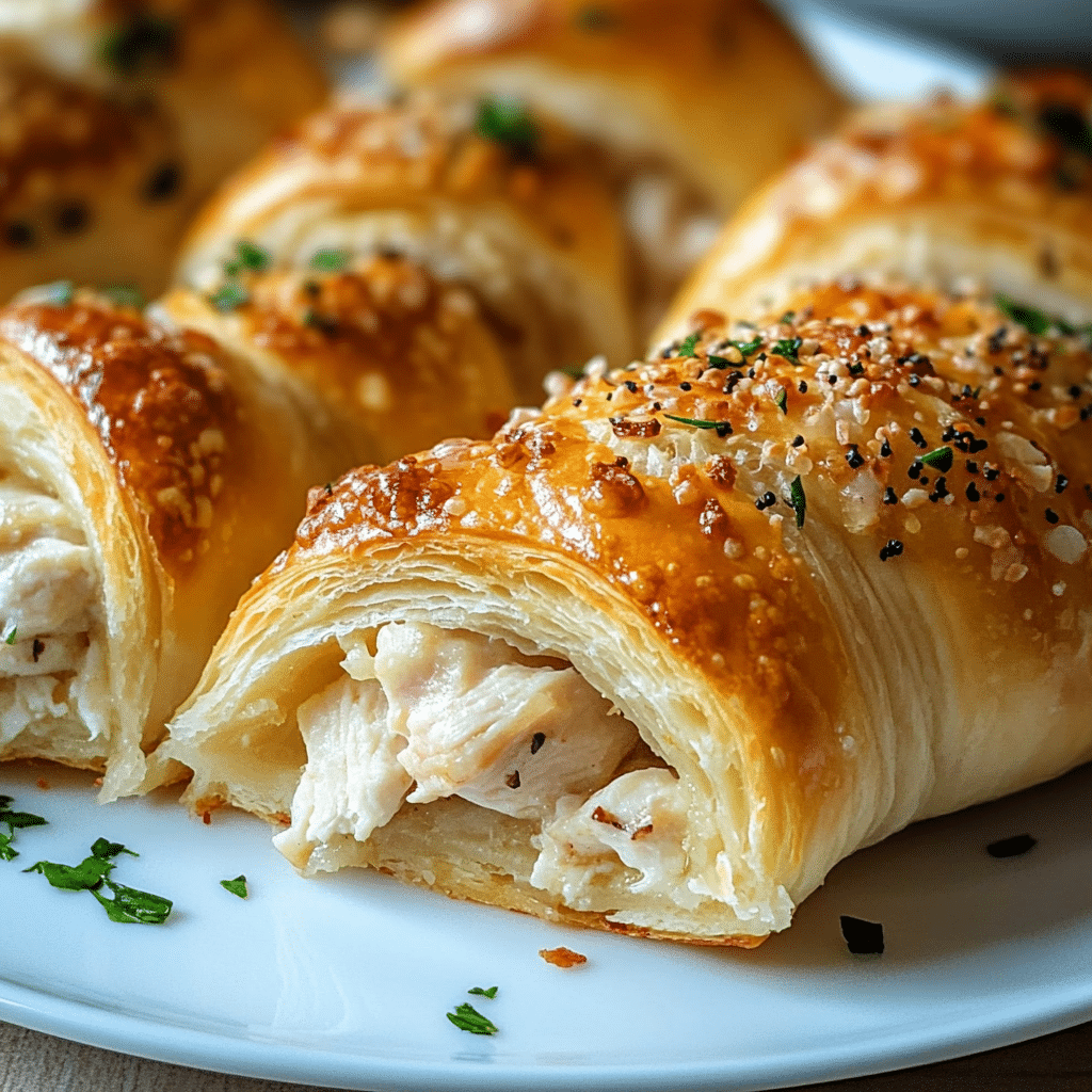 Chicken Stuffed Crescent Rolls