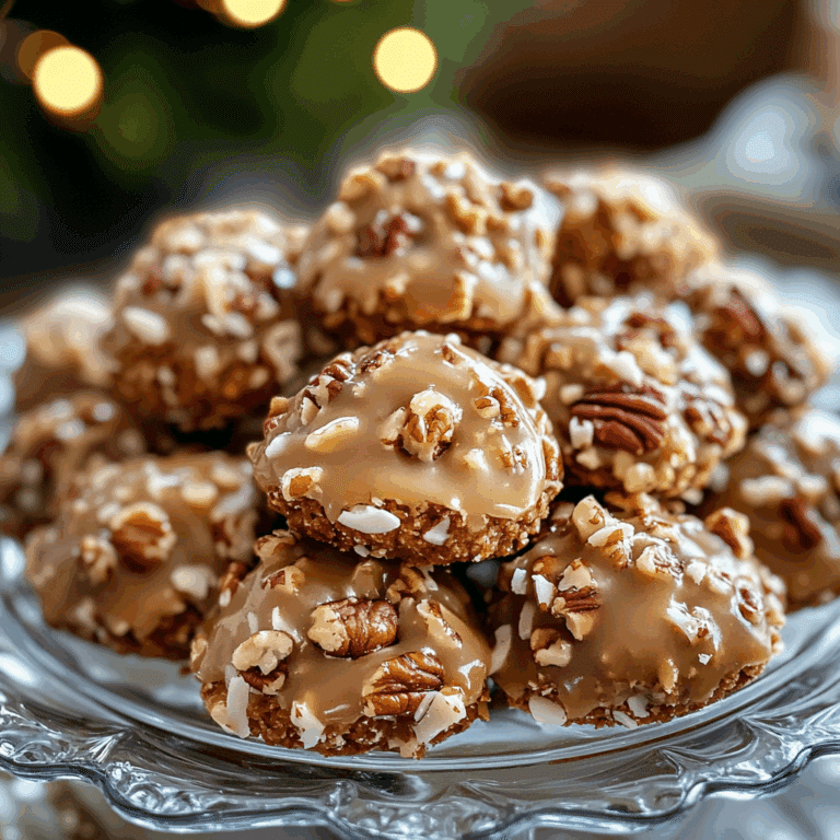 Coconut Pecan Praline Bites
