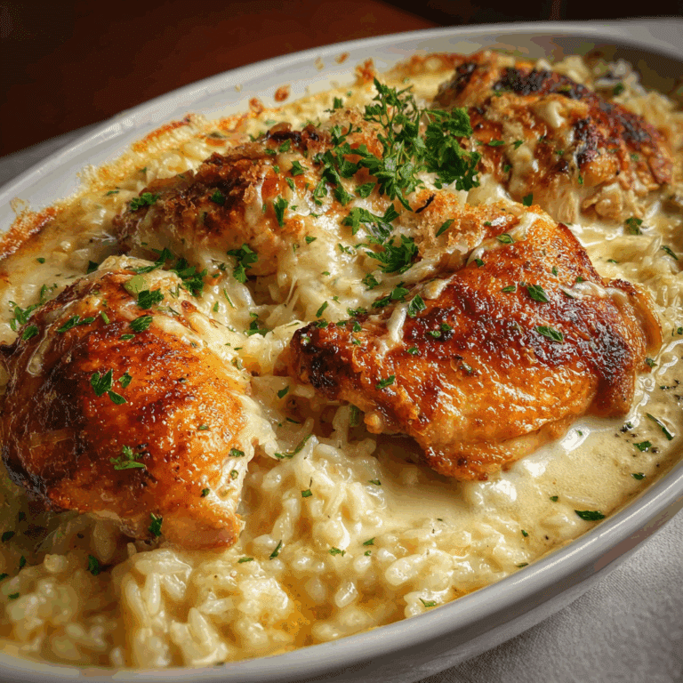 Creamy Angel Chicken and Rice Casserole