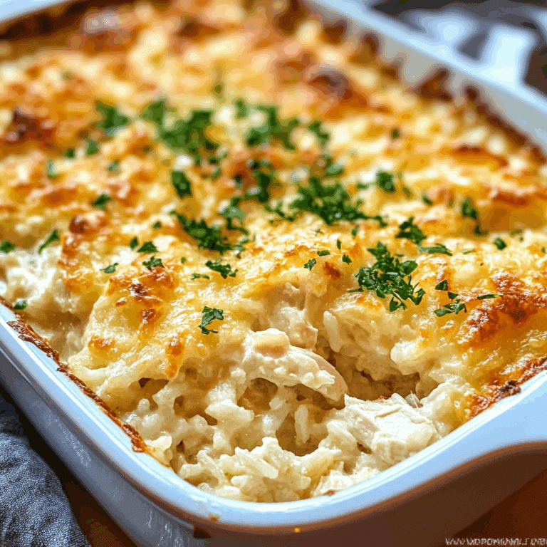 Creamy Angel Chicken & Rice Casserole
