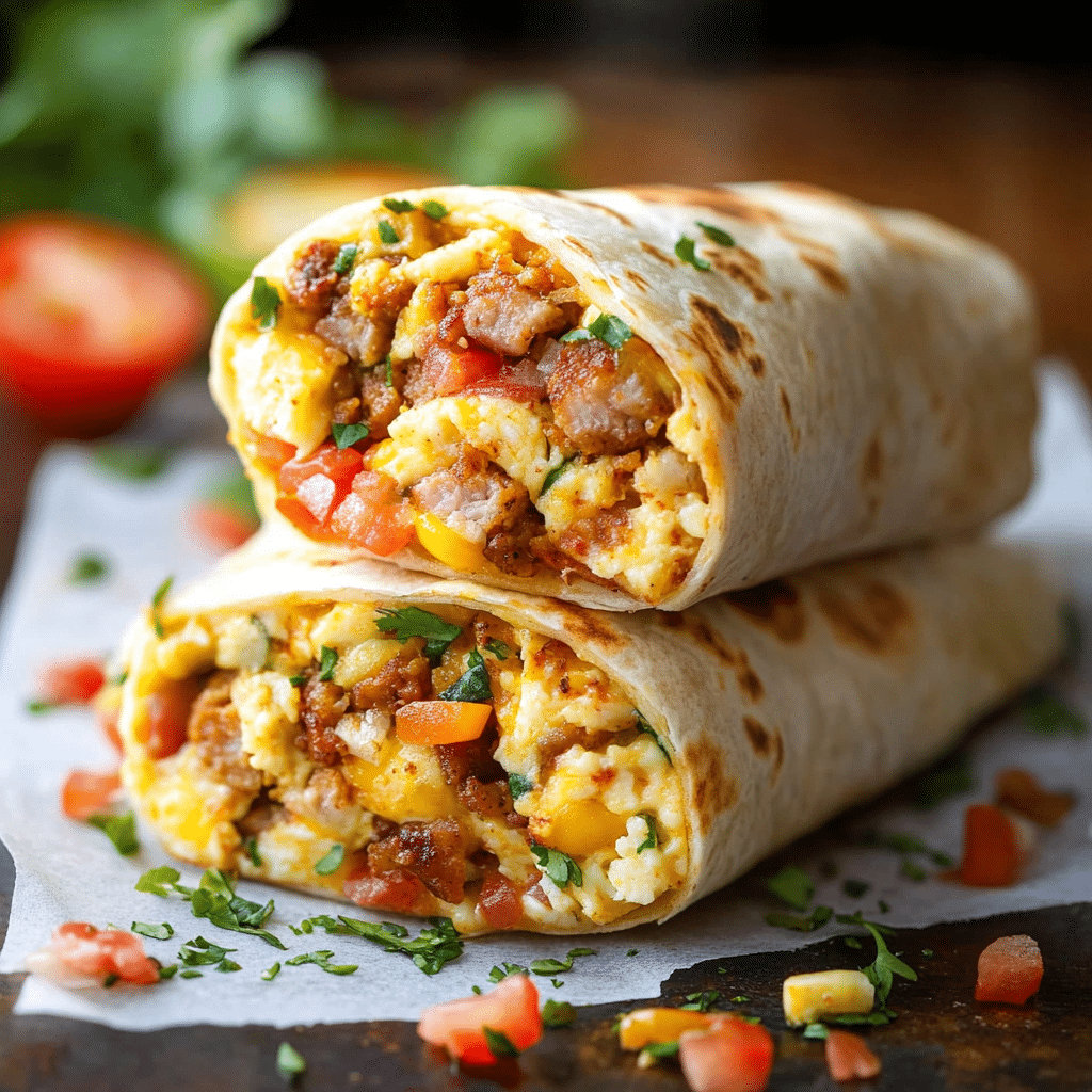 Freezer-Friendly Breakfast Burritos