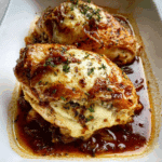 French Onion Stuffed Chicken