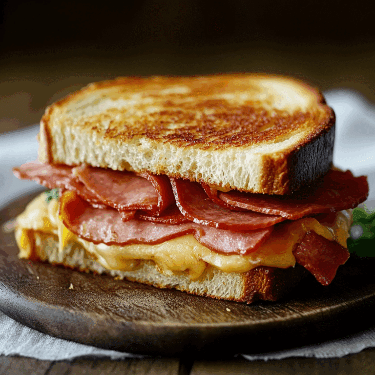 Fried Bologna Sandwich