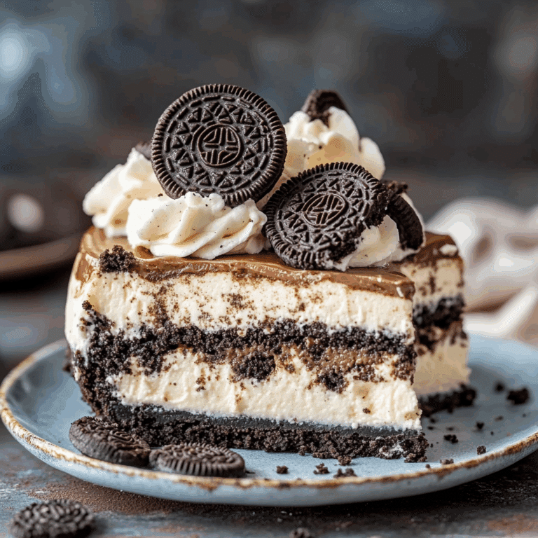 Layered Oreo Cheesecake