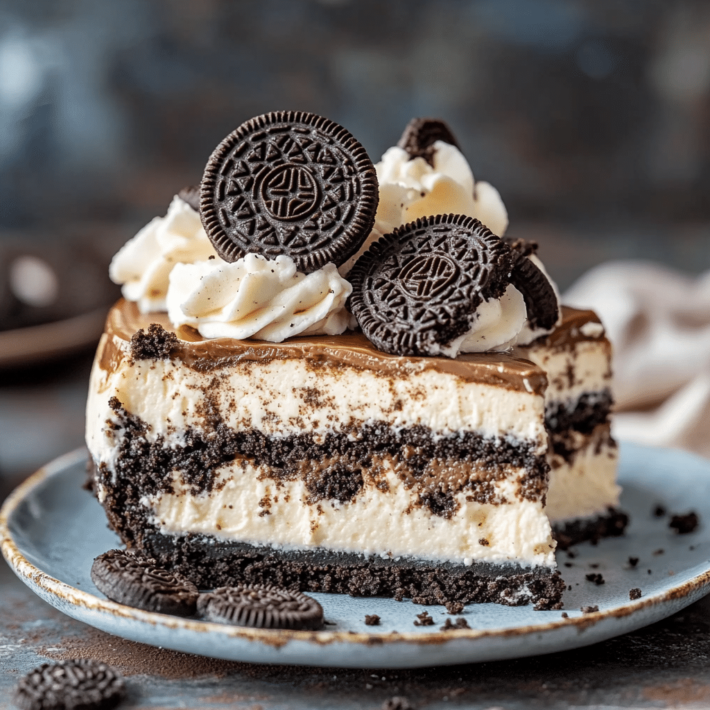 Layered Oreo Cheesecake