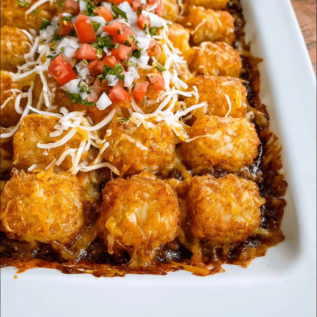 Mexican Tater Tot Casserole
