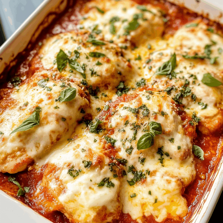 Mozzarella Chicken Bake