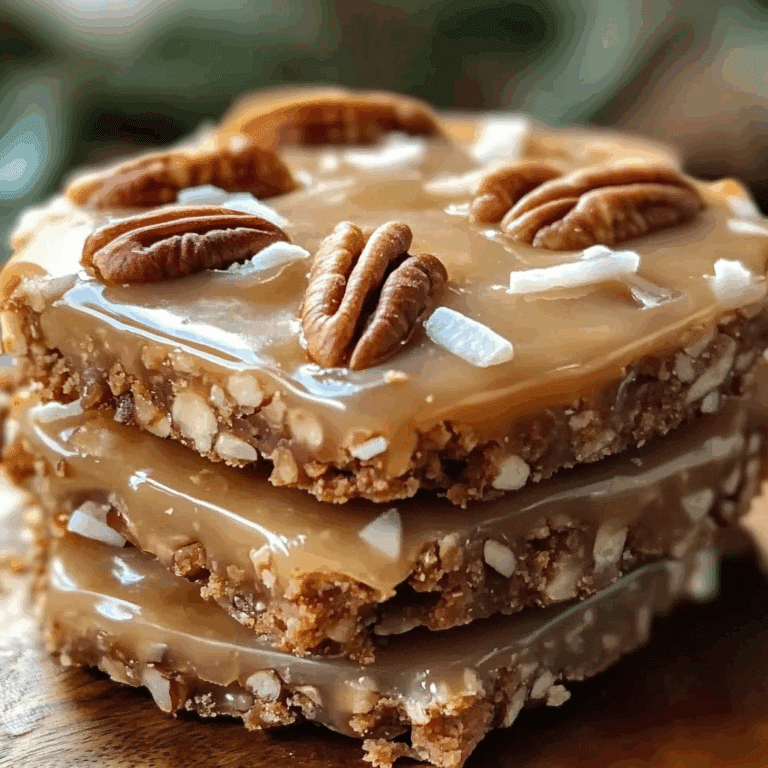No-Bake Coconut Pecan Praline Dreams