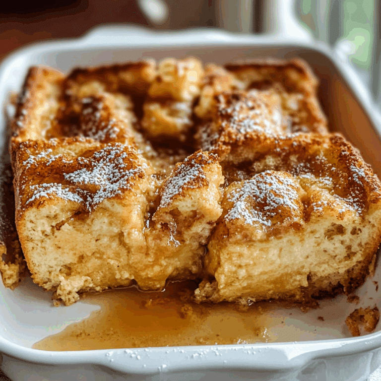 Overnight French Toast Casserole