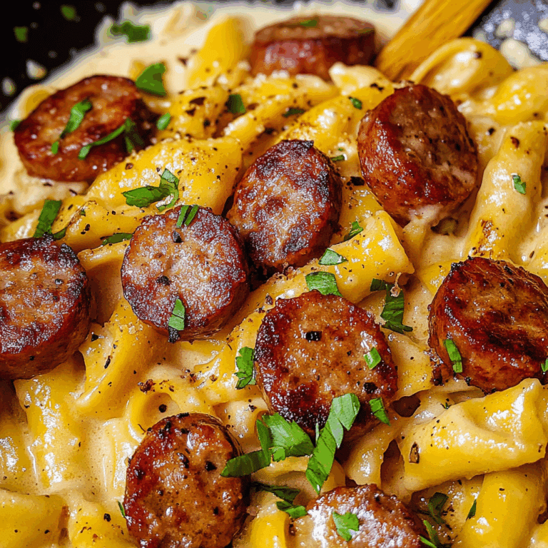 Smoked Sausage Cajun Alfredo