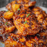 Spicy Pineapple Brown Sugar Chicken