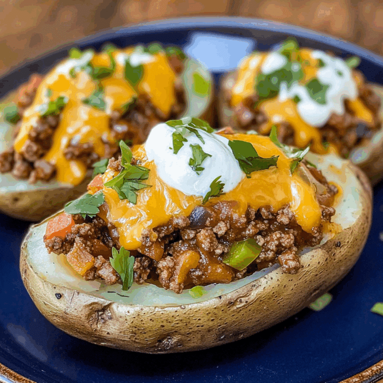 Taco Stuffed Baked Potatoes