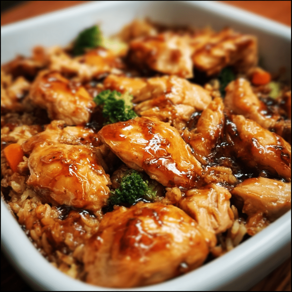 Teriyaki Chicken Casserole