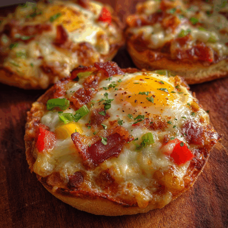 English Muffin Breakfast Pizza