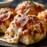 Gooey Pepperoni Pizza Bombs