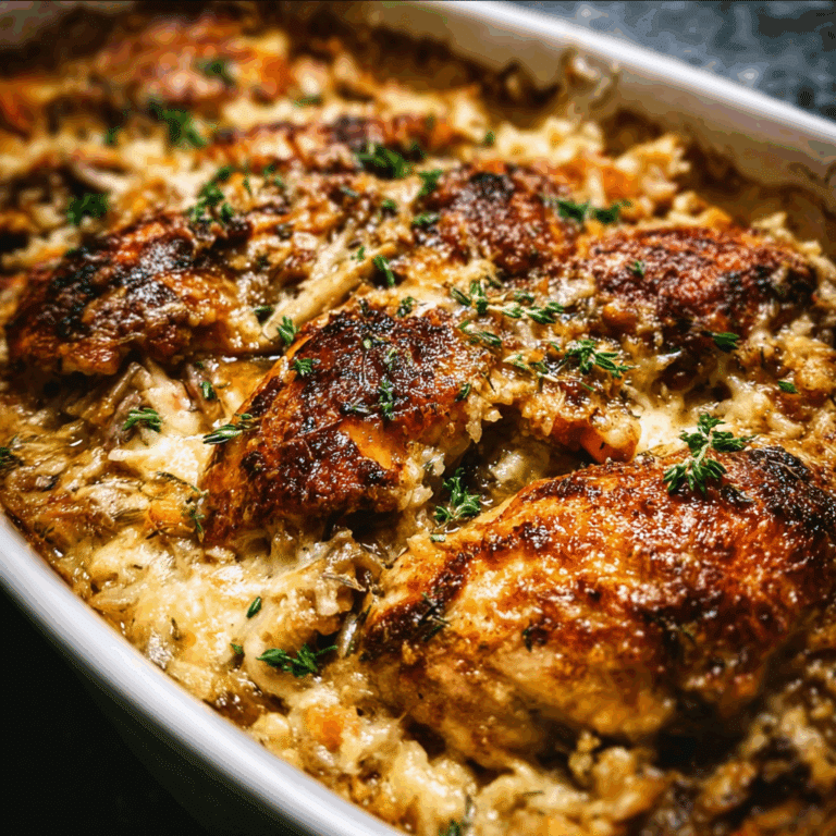 No-Peek Chicken Casserole