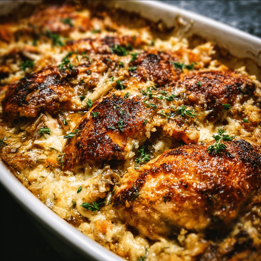 No-Peek Chicken Casserole