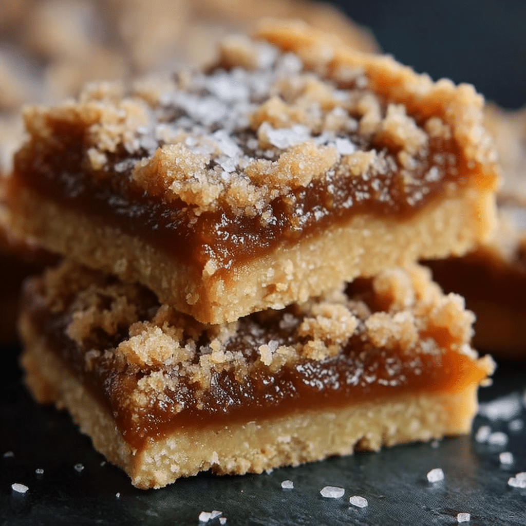 Salted Caramel Butter Bars