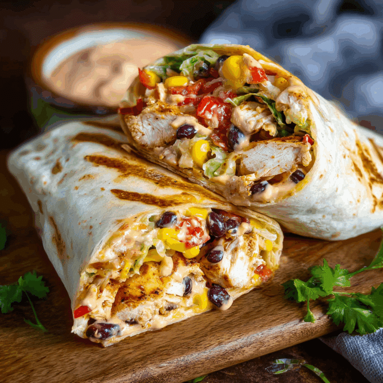 Southwestern Chicken Wrap