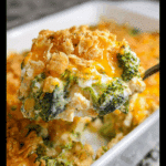 Broccoli & Cheese Cracker Casserole