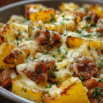 Cheesy Ranch Potatoes with Sausage