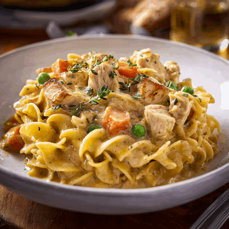 Chicken Pot Pie Pasta