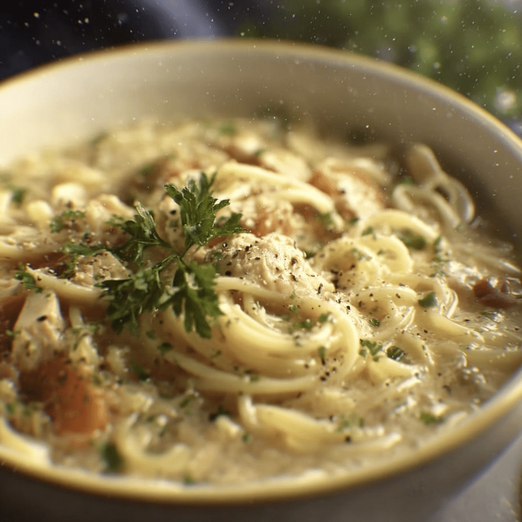 Crack Chicken Noodle Soup