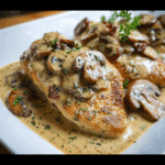 Creamy Mushroom Asiago Chicken