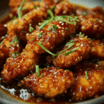 Double-Crunch Honey Garlic Chicken