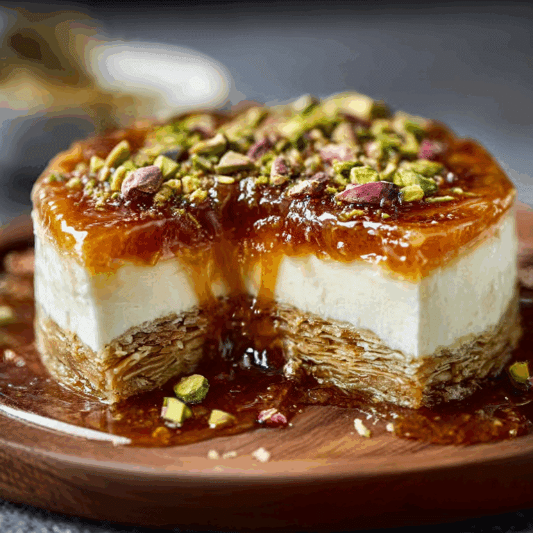 Honey Baklava Cheesecake