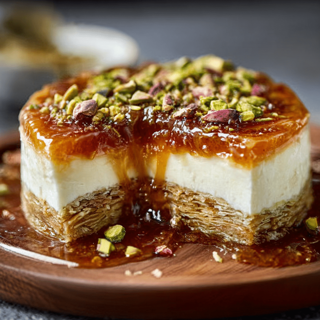 Honey Baklava Cheesecake