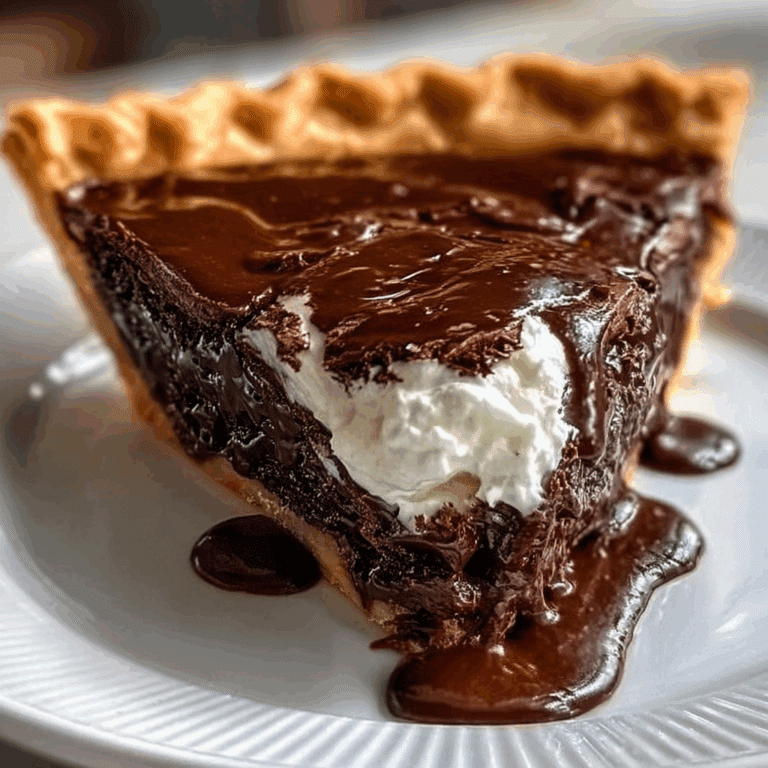 Hot Fudge Pie