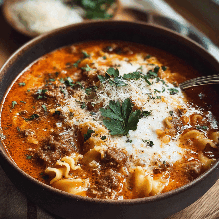 Lasagna Soup