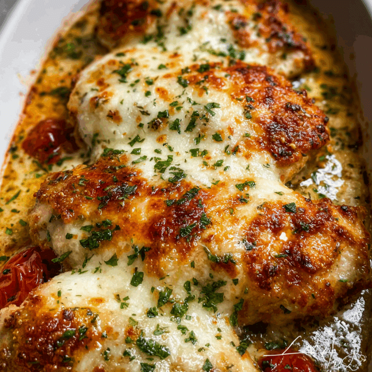 Melty Mozzarella Chicken Bake