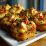 Mini Cornbread Crab Muffins