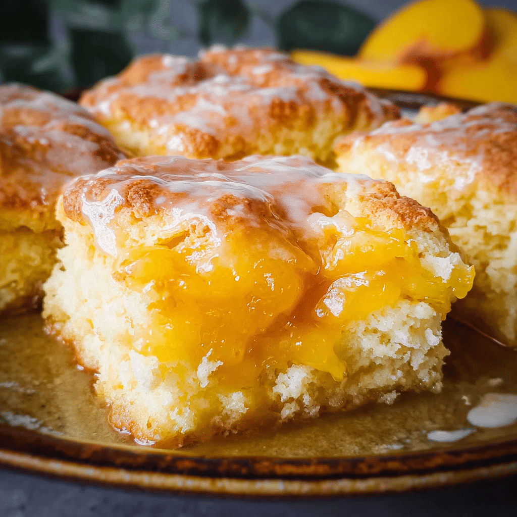 Peach Butter Swim Biscuits