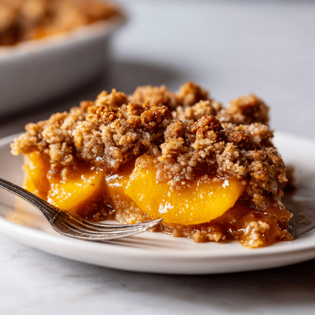 Peach Crumble