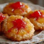 Pineapple Upside Down Cookies