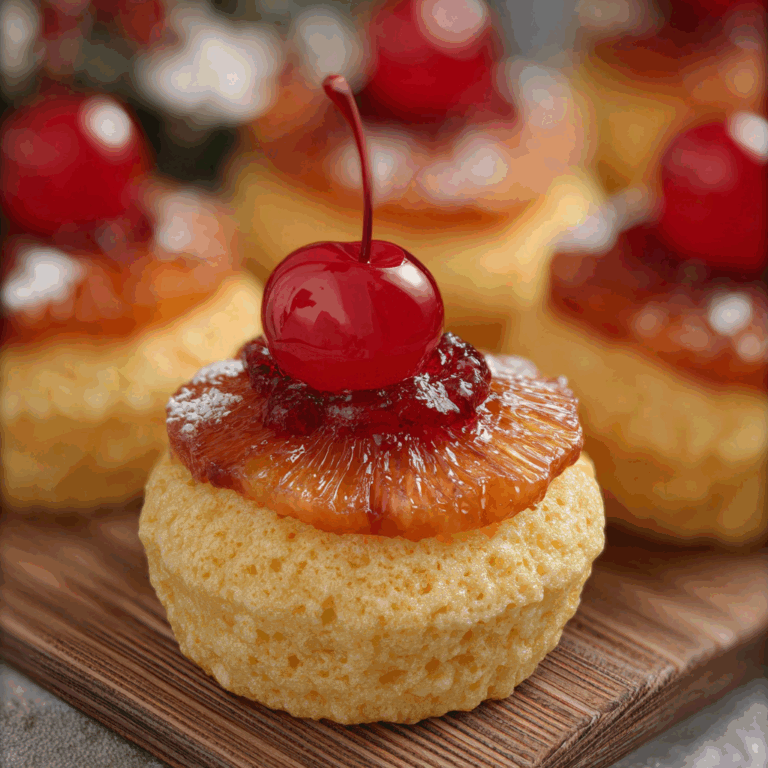 Pineapple Upside-Down Cupcakes