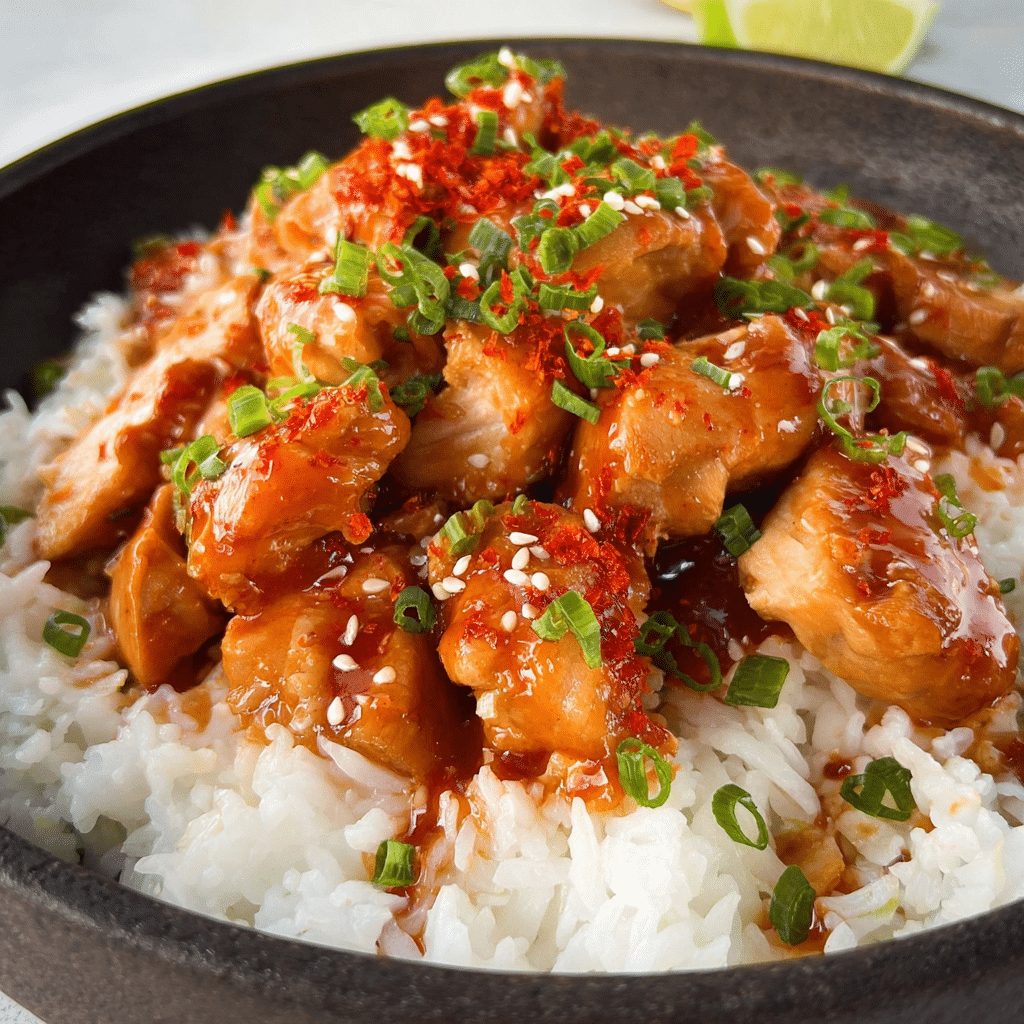 Slow Cooker Honey Sriracha Chicken