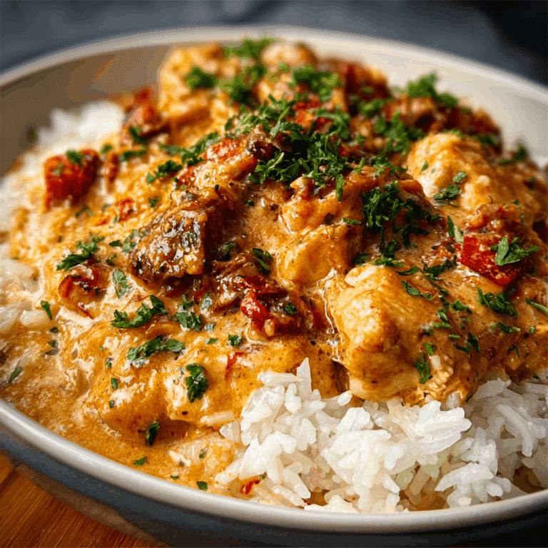 Smothered Chicken & Rice