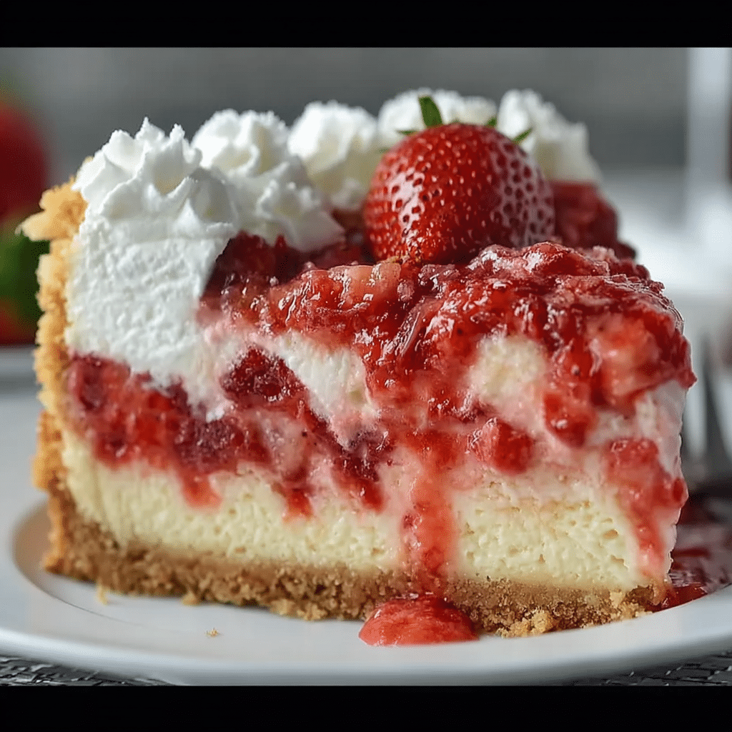 Strawberry Shortcake Cheesecake